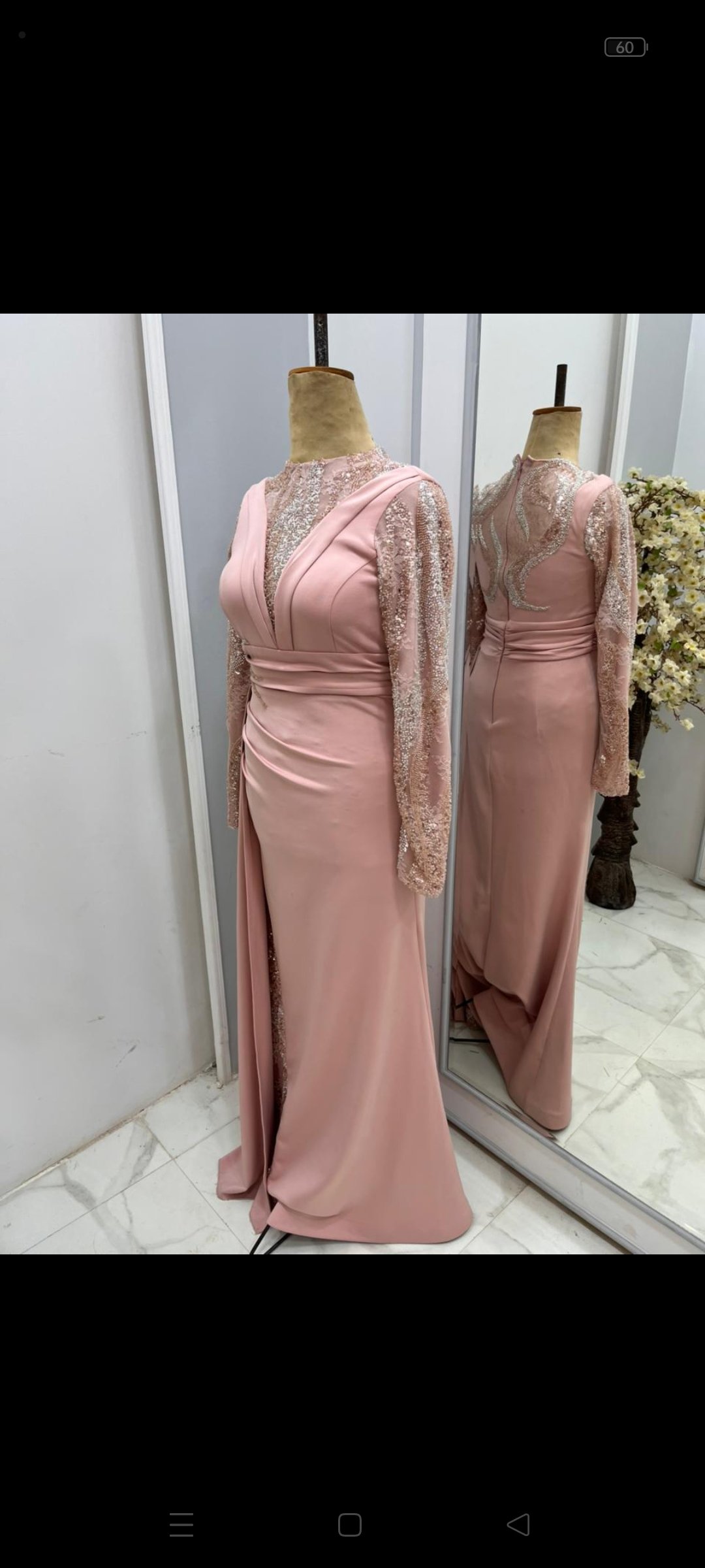 فستان بينك سهرة