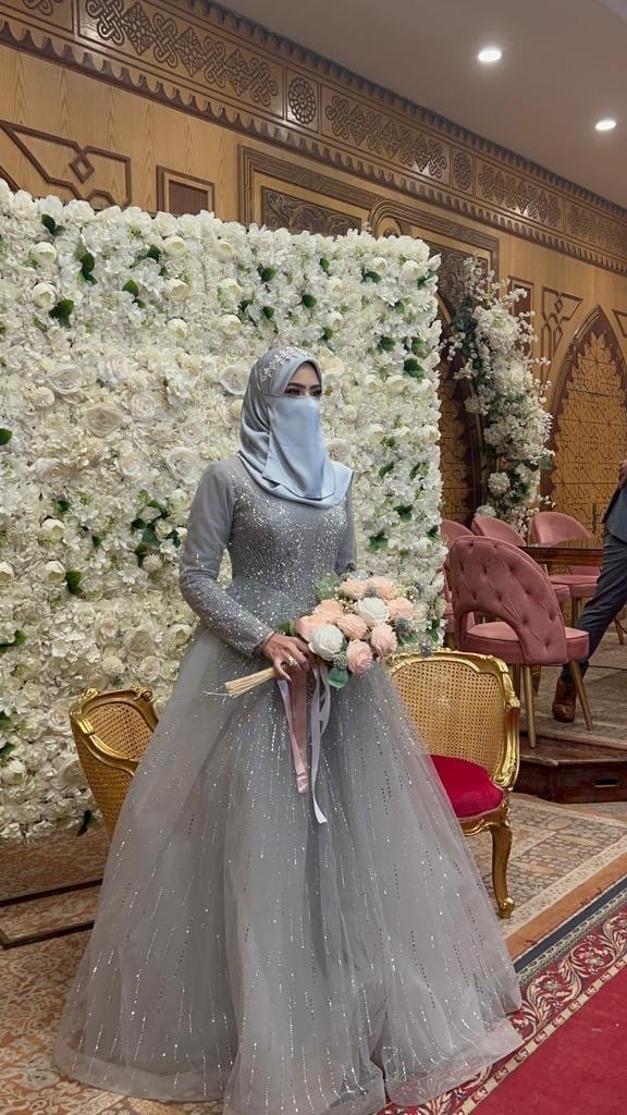 فستان تركي مميز بتطريز يدوي كامل - 2